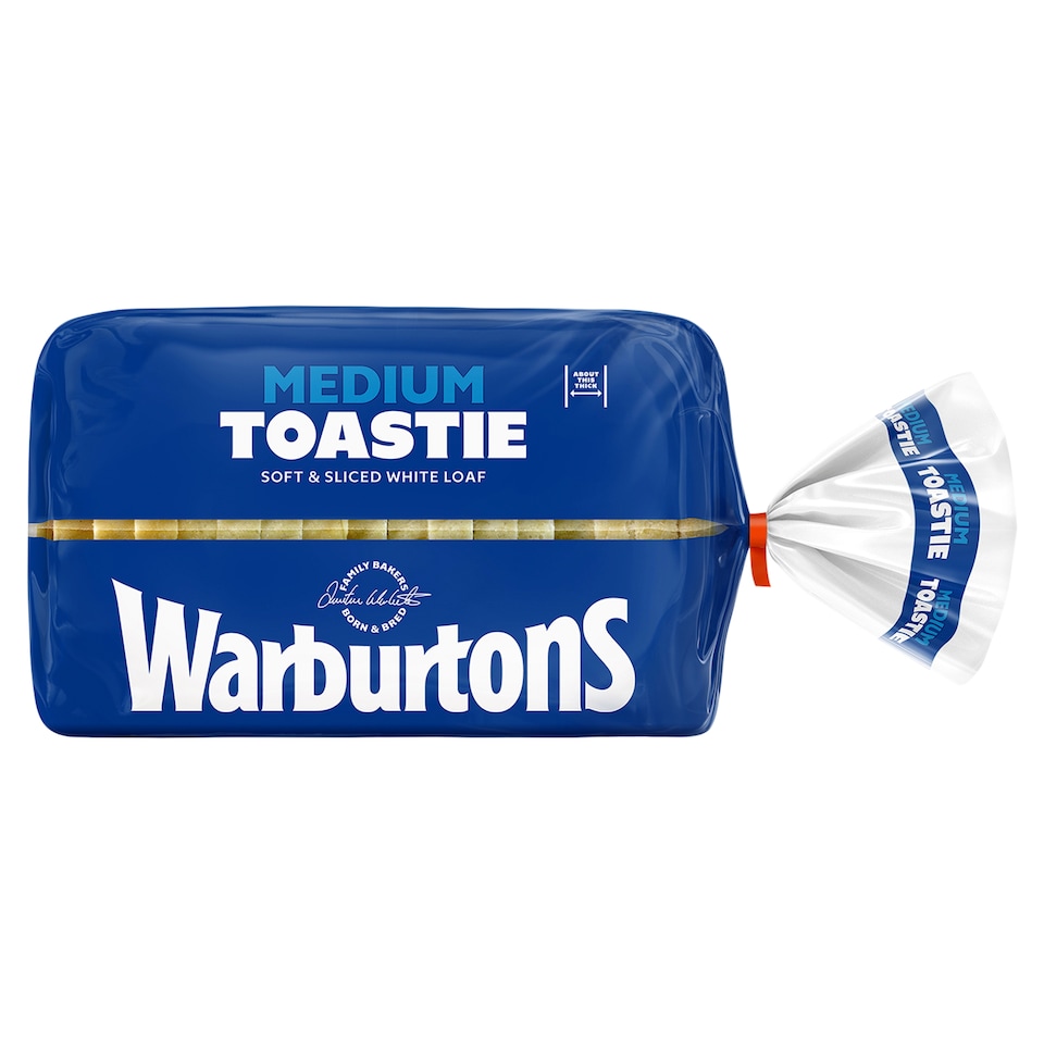 Warburtons Small Medium Sliced White Bread 400G
