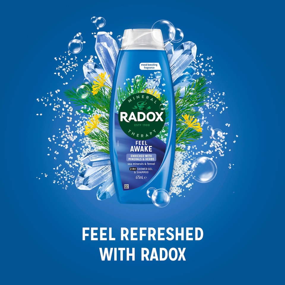 image 1 of Radx/Mt Feel Awake Shower Gel And Shampoo 675Ml