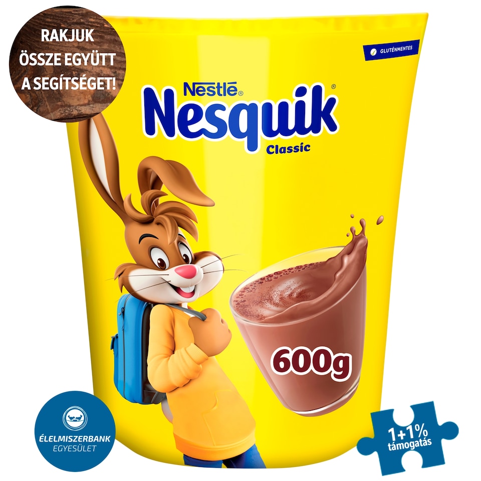 Nesquik Instant Sweetened Cocoa Drink Powder with Vitamins 600 g