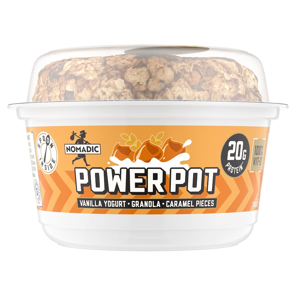 Nomadic Power Pot Smooth Caramel Protein yogurt 190g