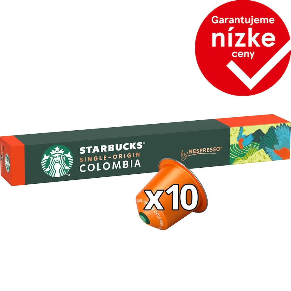 obrázok 1 z Starbucks by Nespresso Single-Origin Colombia - káva v kapsulách - 10 kapsúl v balení