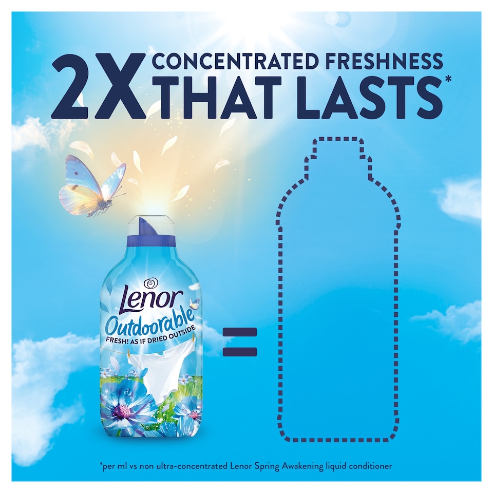image 1 of Lenor Outdoorable Fabric Conditioner Spring Awakening 105 Washes 1.47l
