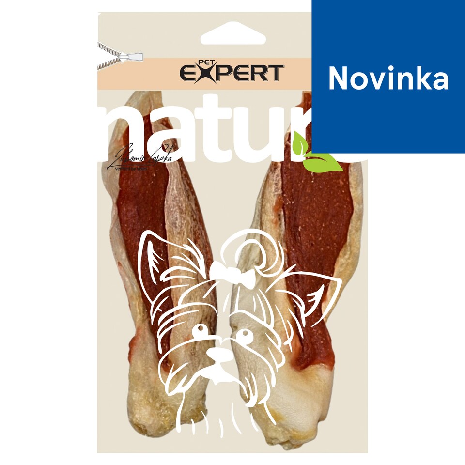 Pet Expert Rabbit Ears Stuffed with Duck Meat 20 g