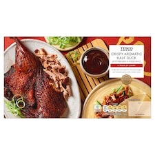 Tesco Crispy Aromatic Half Duck with Pancakes 530g