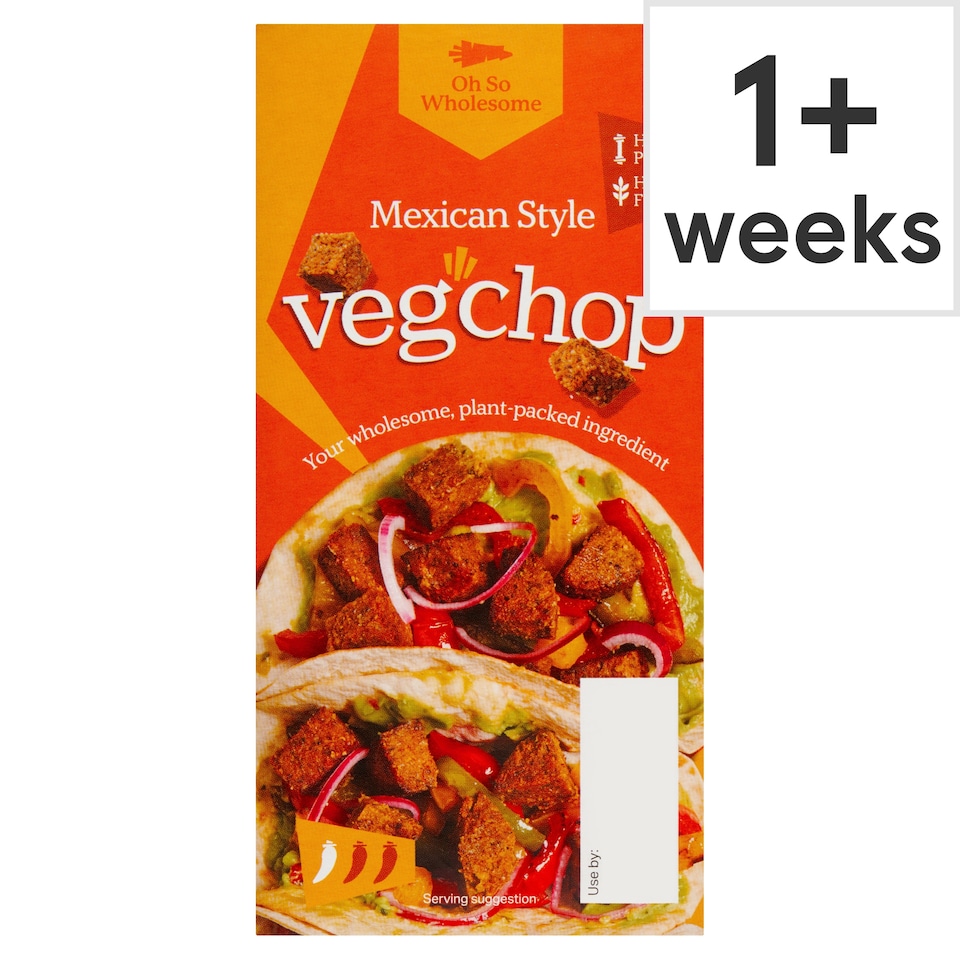 image 1 of Oh So Wholesome Veg'chop Mexican 250g