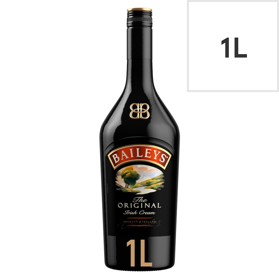 Baileys Original Irish Cream Liqueur Bottle 17% Vol 1L