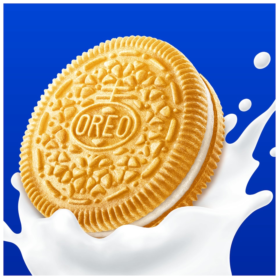 image 1 of OREO Golden Cookie Sandwich Biscuits 154g