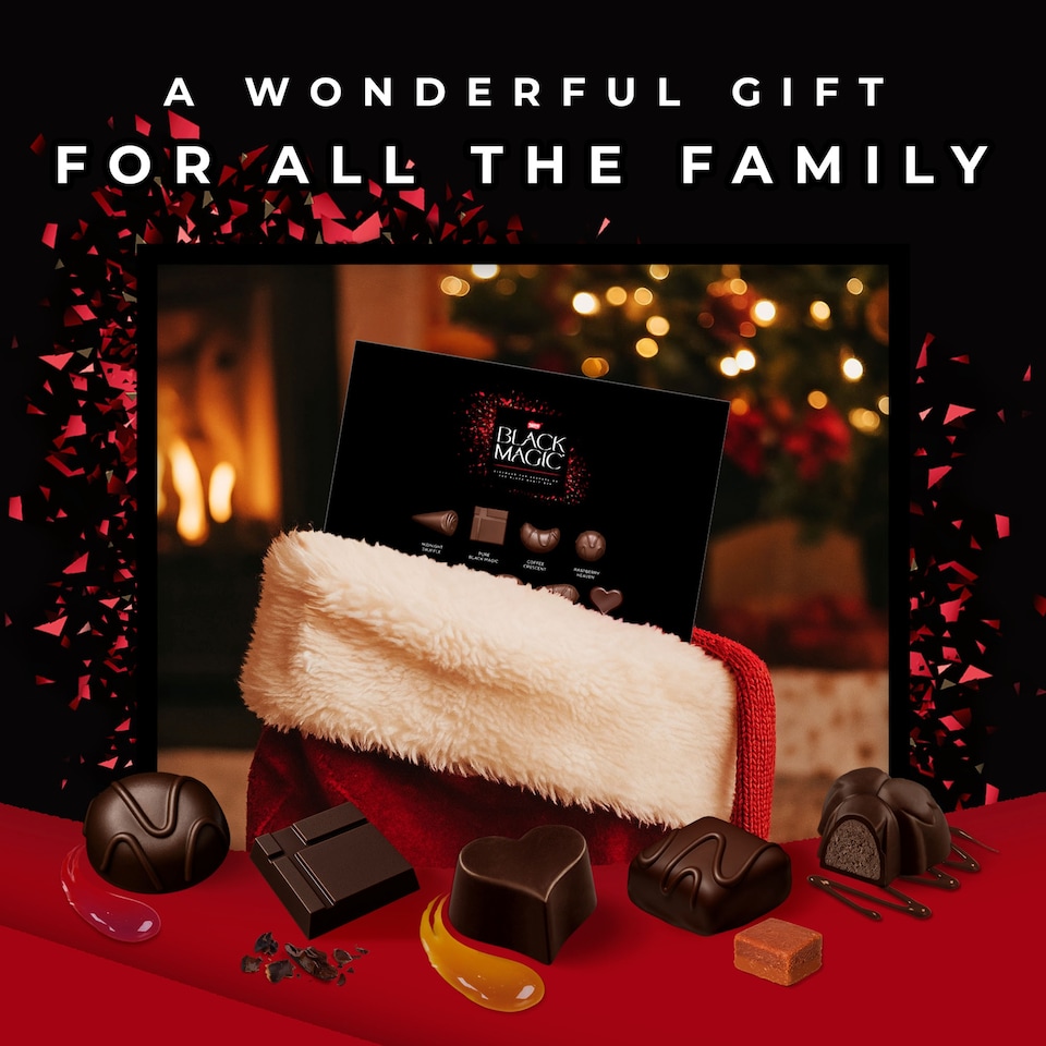 image 1 of Black Magic Dark Chocolate Box 348g