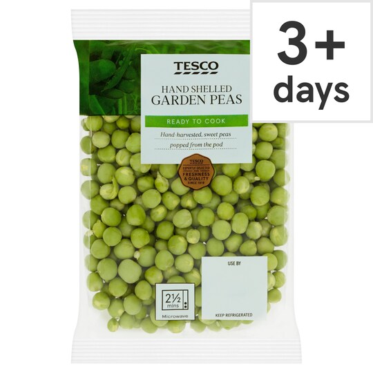 Tesco Hand Shelled Peas 160G Tesco Groceries