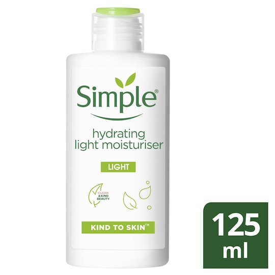 Simple Kind To Skin Hydrating Light Moisturiser 125Ml Tesco Groceries