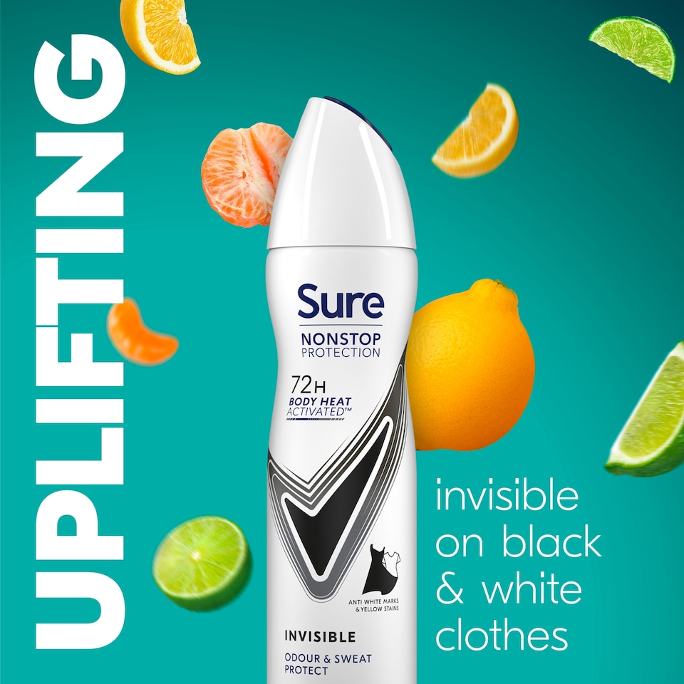 image 1 of Sure 72h Invisible Antiperspirant Deodorant 150ml