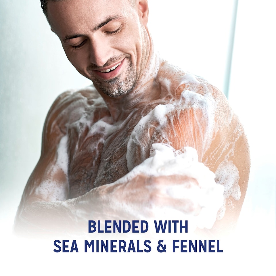image 1 of Radox Sea Minerals Feel Awake 2-in-1 Shower Gel Body Wash Shampoo 225ml