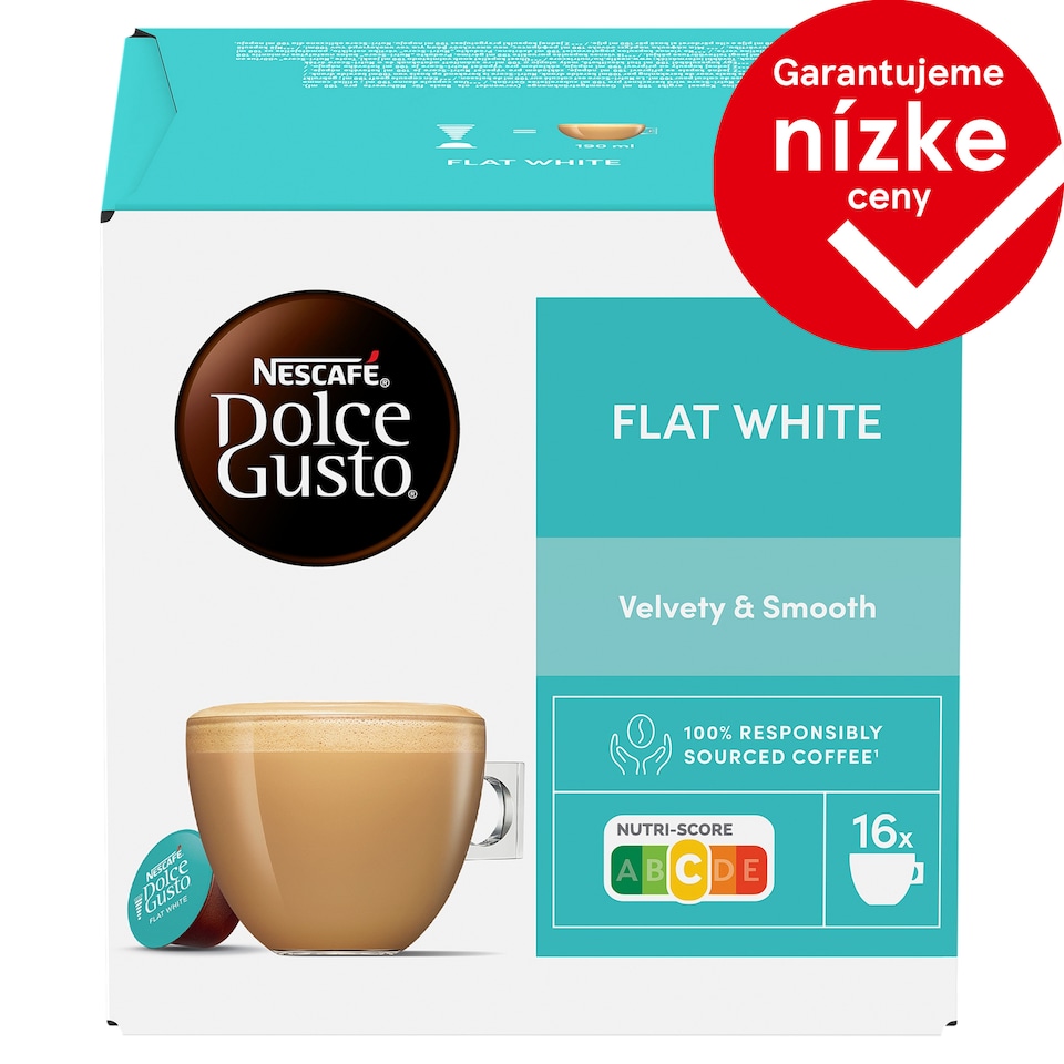 NESCAFÉ® Dolce Gusto® Flat White - káva v kapsulách - 16 ks