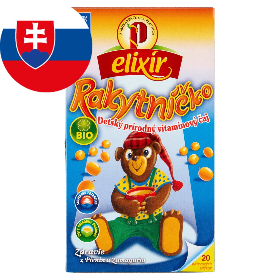 image 1 of Elixír Organic Rakytníčko Sea-Buckthorn Child's Natural Vitamin Tea 20 x 1.5 g 30 g