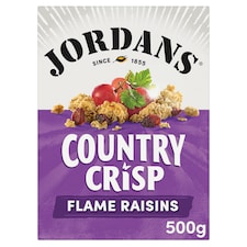 Jordans Country Crisp Cereal - Flame Raisins 500g