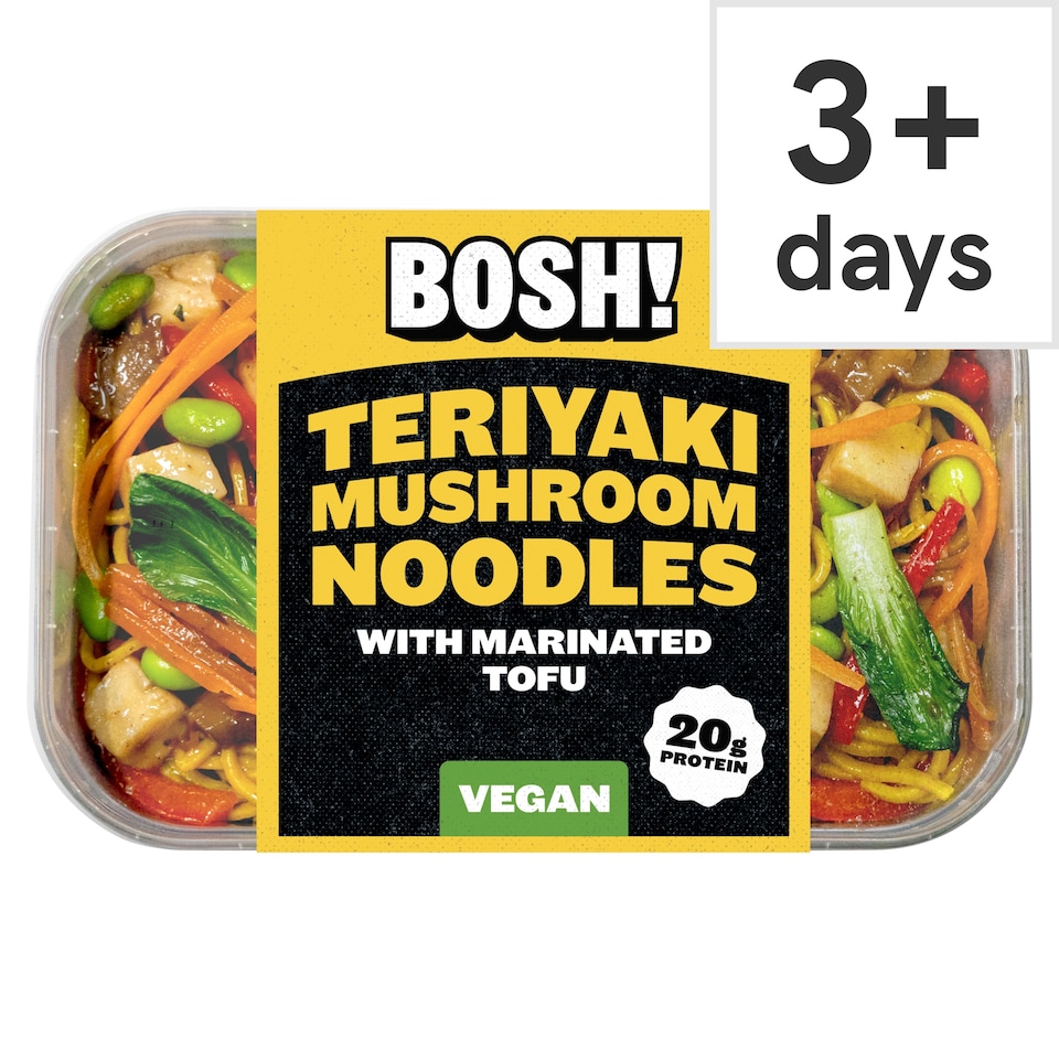 image 1 of BOSH! Teriyaki Mushroom Noodles 380g