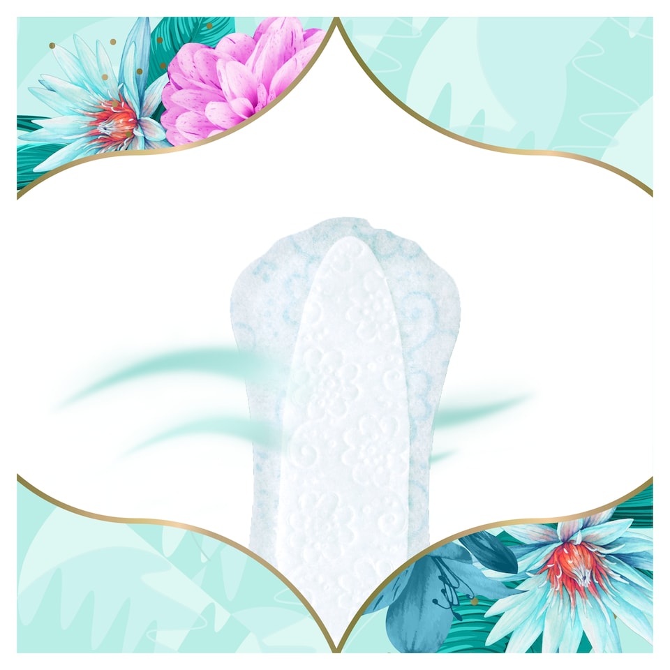 obrázok 1 z Intímky Discreet Priedušný materiál Multiform Waterlilly x100