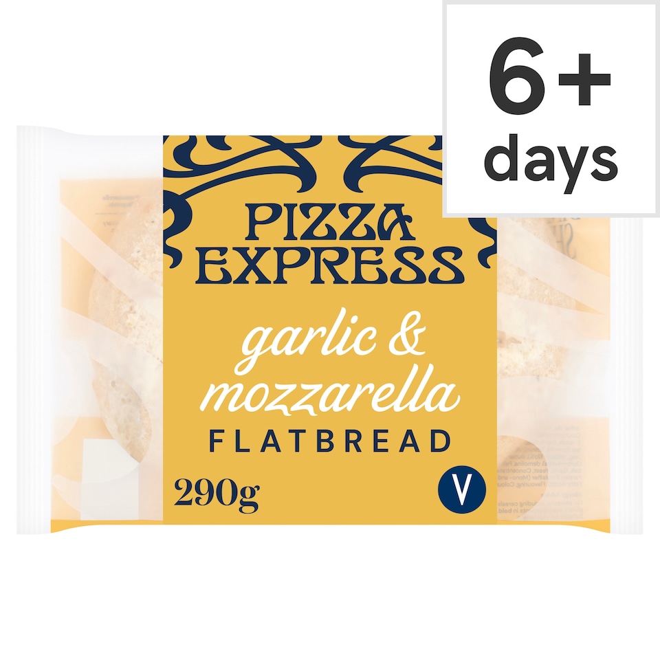 Pizza Express Garlic & Mozzarella Flatbread 290G