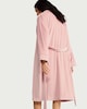 image 3 of F&F Fleece Belted Dressing Gown in Pink