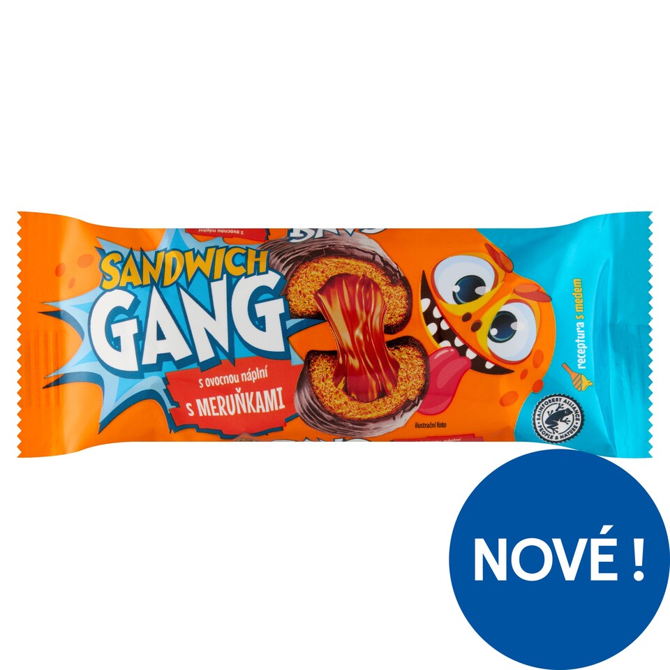 image 1 of Sandwich Gang with Fruit Filling with Apricots 40g
