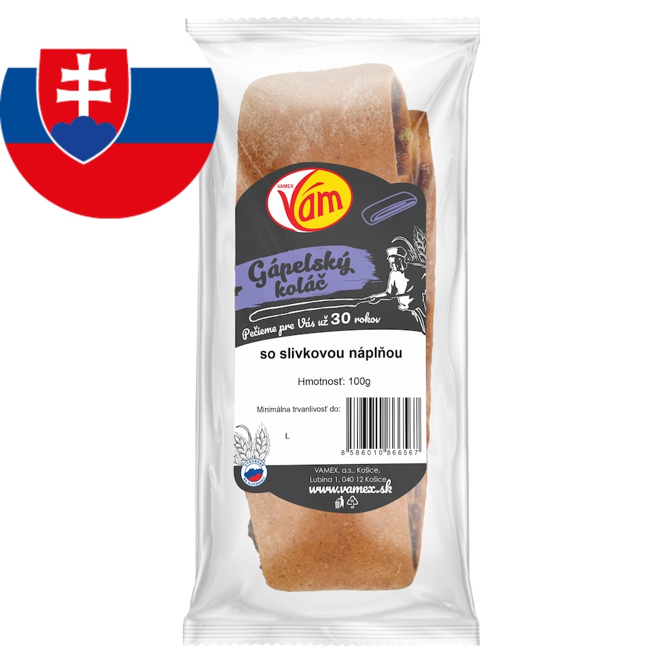 Vamex Gápelský Pie with Plum Filling 100 g