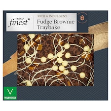 Tesco Finest Fudge Brownie Traybake 12 Servings