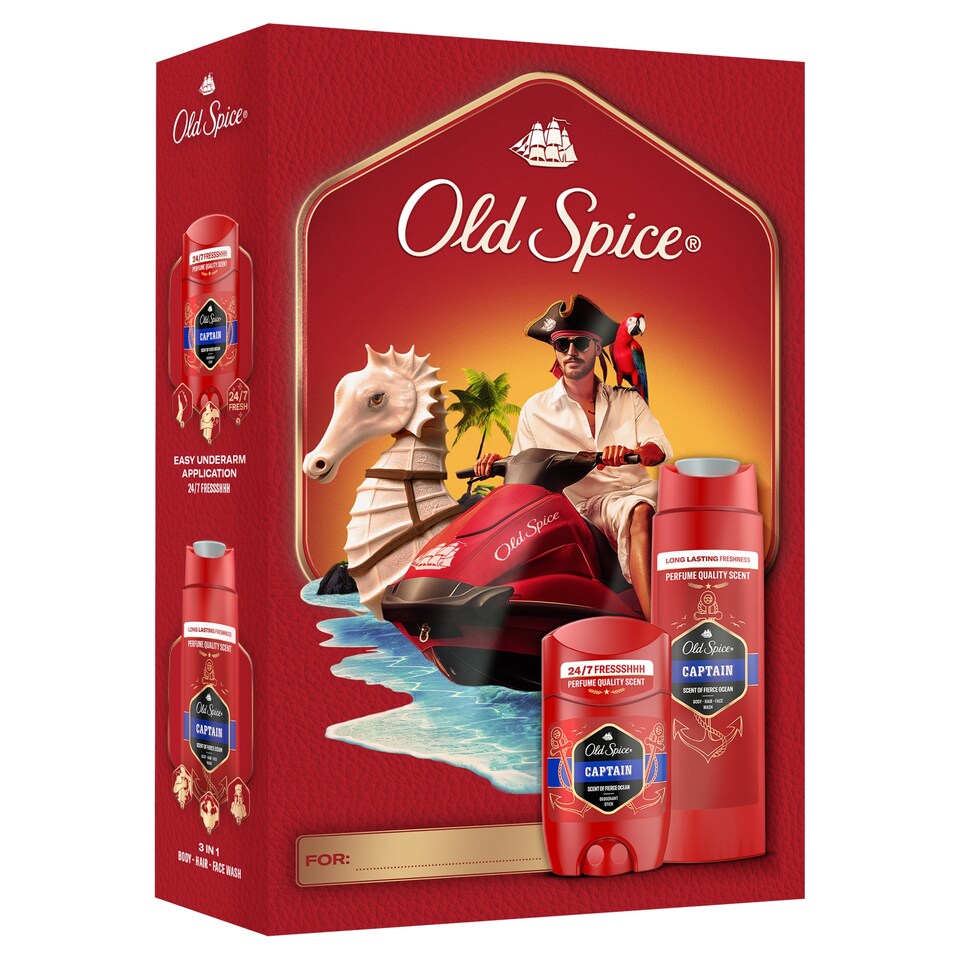 obrázok 1 z Old Spice Captain Darčeková Súprava: Tuhý Dezodorant A Sprchový Gél