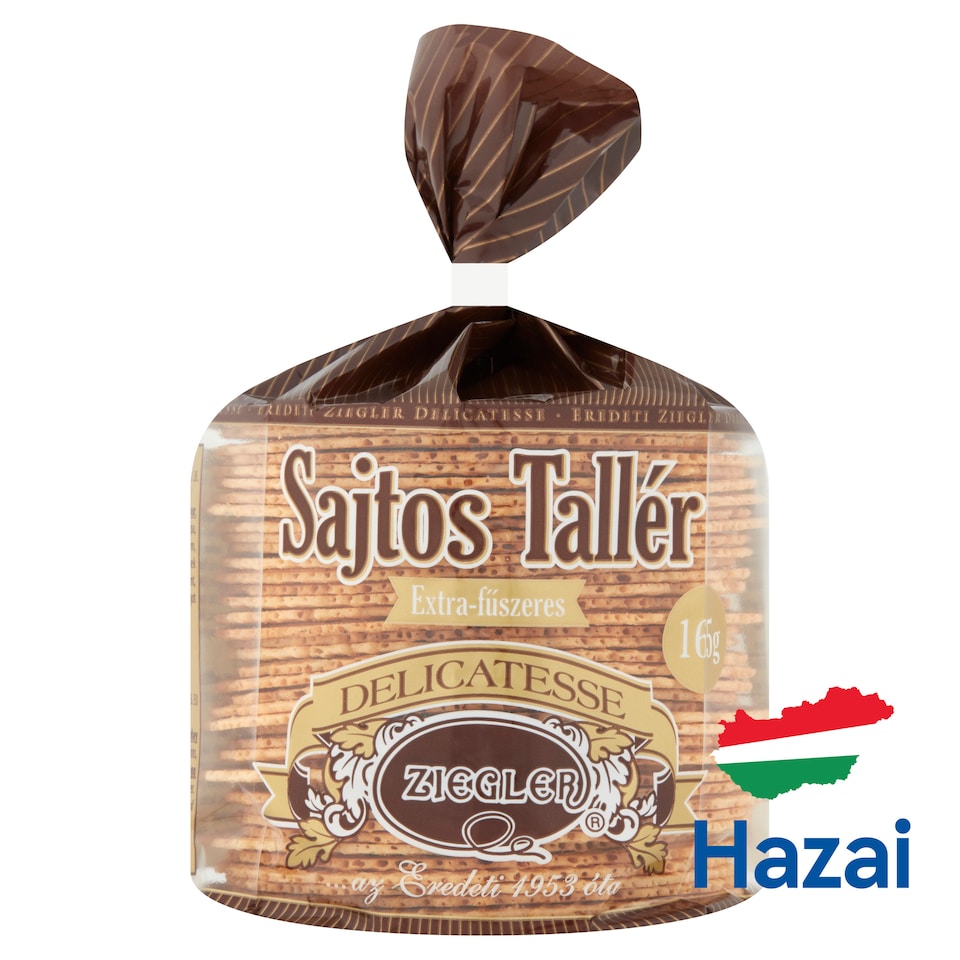 Ziegler extra-fűszeres sajtos tallér 165 g  1. kép