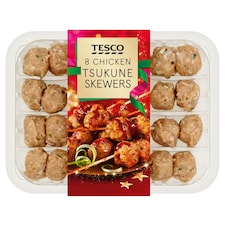 Tesco 8 Chicken Tsukune Skewers 280g
