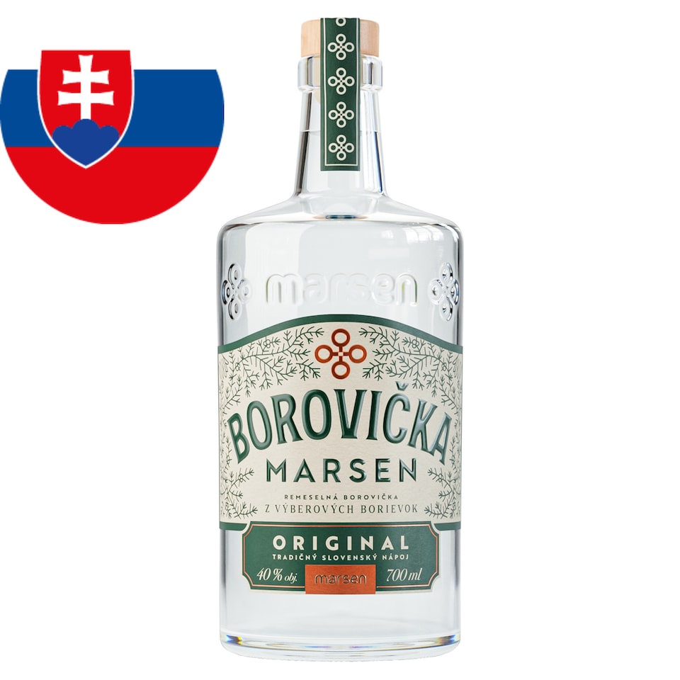 Marsen Original borovička 40 % 700 ml