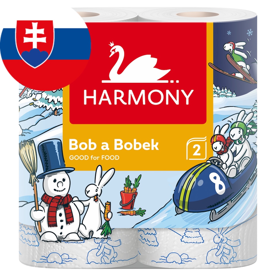 Harmony Bob a Bobek Good for Food Kitchen Towels 2 Ply 2 pcs