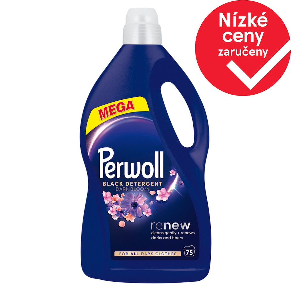 Obrázek 1 pro produkt Perwoll prací gel Dark Bloom 75 praní, 3750ml
