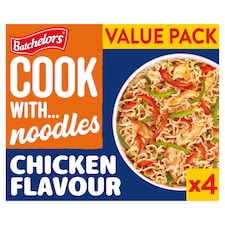 Batchelors Cook With Noodles - Chicken Flavour 4x60g