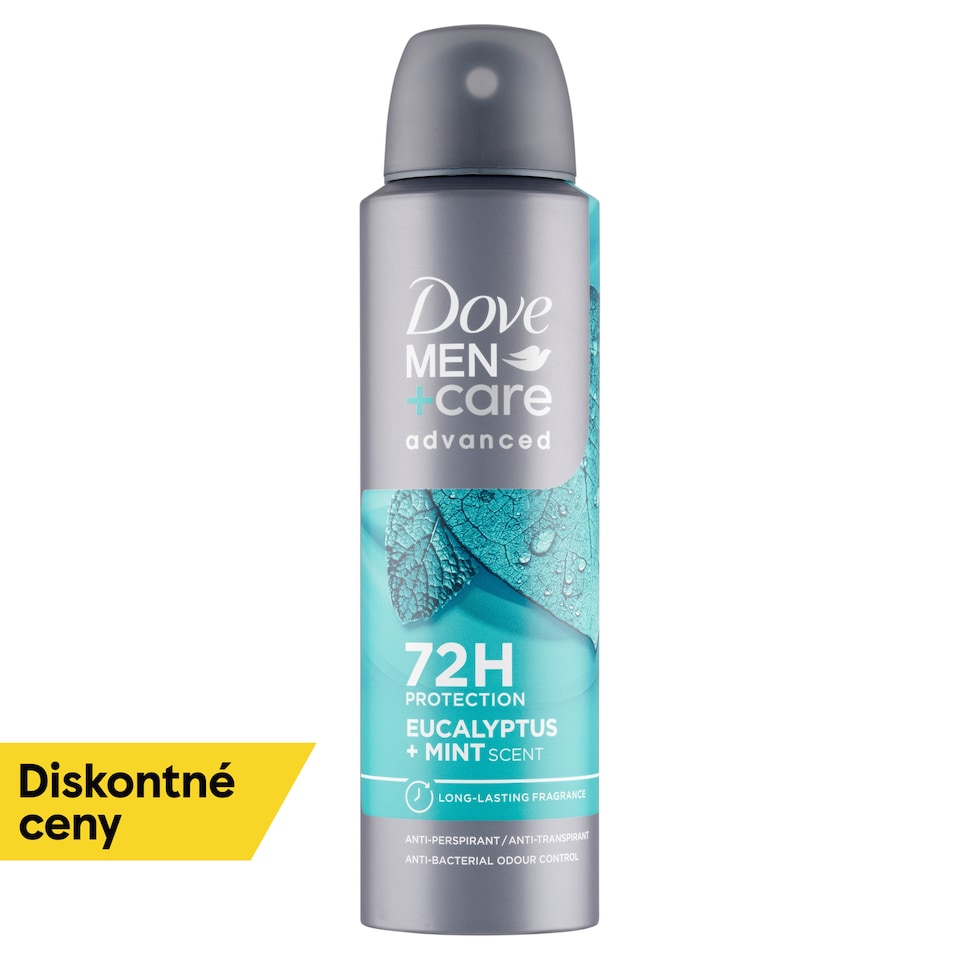 obrázok 1 z Dove Men+Care Advanced Eucalyptus Antiperspirant sprej 150 ml