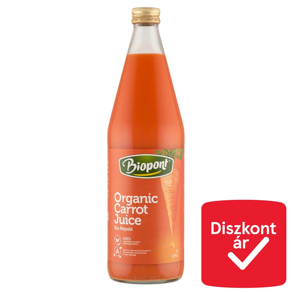 Biopont Organic Carrot Juice 0,75 l
