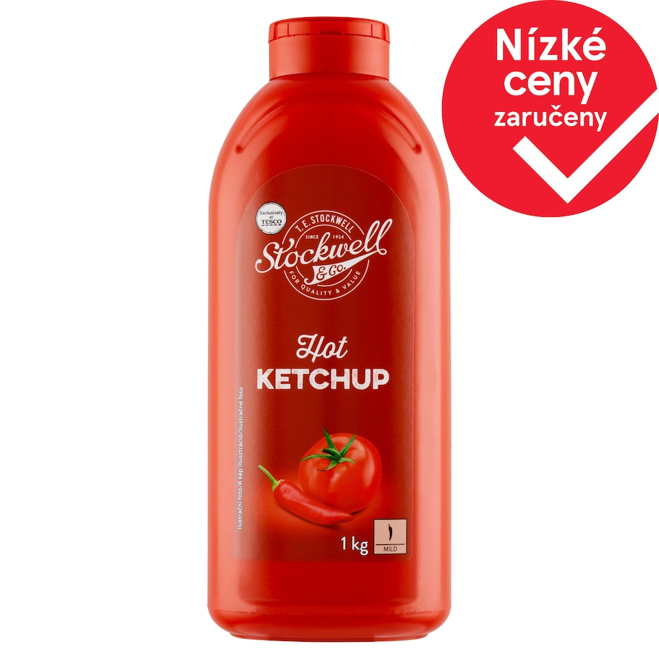 Stockwell & Co. Kečup jemně pálivý 1kg