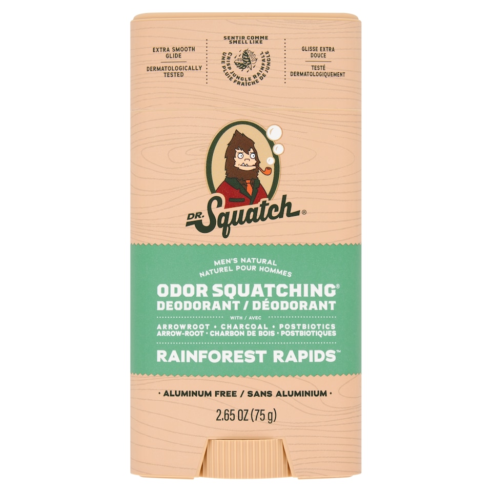 image 1 of DR. Squatch Natural Stick Deodorant Rainforest Rapids 75g