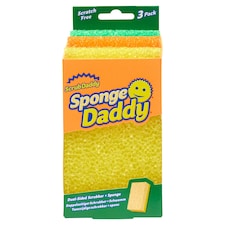 Scrub Daddy Sponge Dual sided Scrubber Sponge Daddy 3 pack 