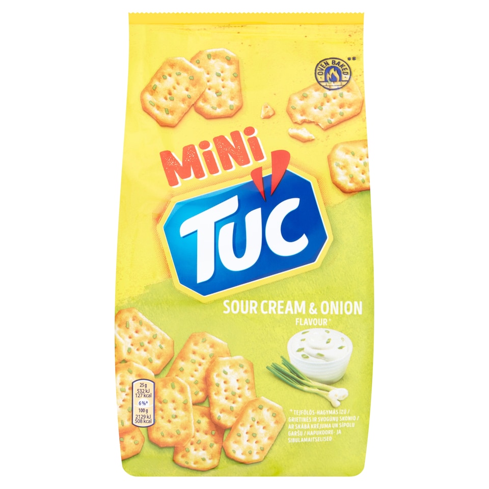 Tuc Mini Sour Cream And Onion 100G