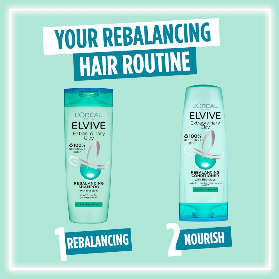 image 1 of L'Oreal Elvive Extraordinary Clay Shampoo 250Ml