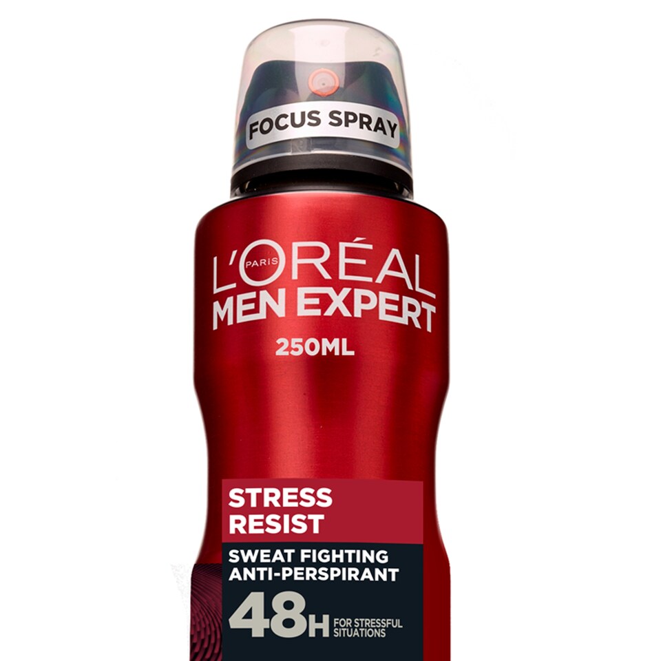 image 1 of L'oreal Men Stress Resist Antiperspirant Deodorant 250Ml