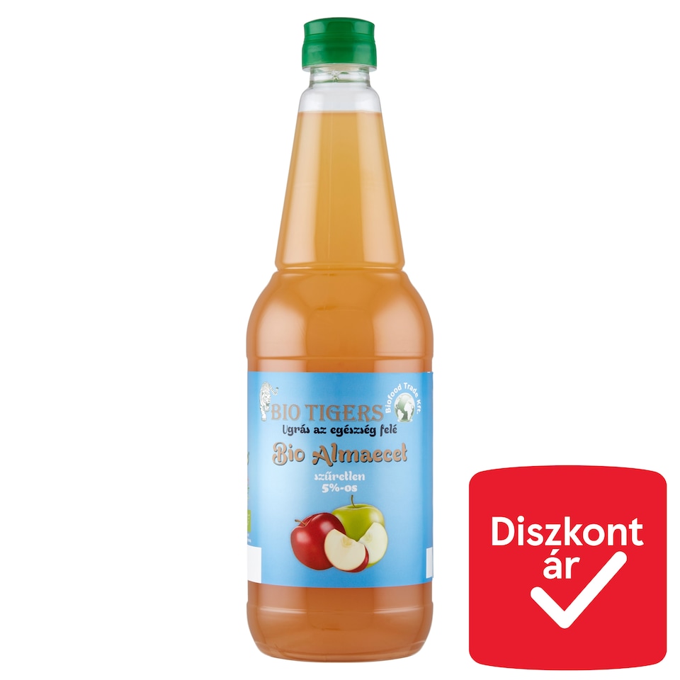 image 1 of Bio Tigers Unfiltered 5% Organic Apple Vinegar 750 ml