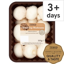 Tesco Closed Cup Mushrooms 300G (C)