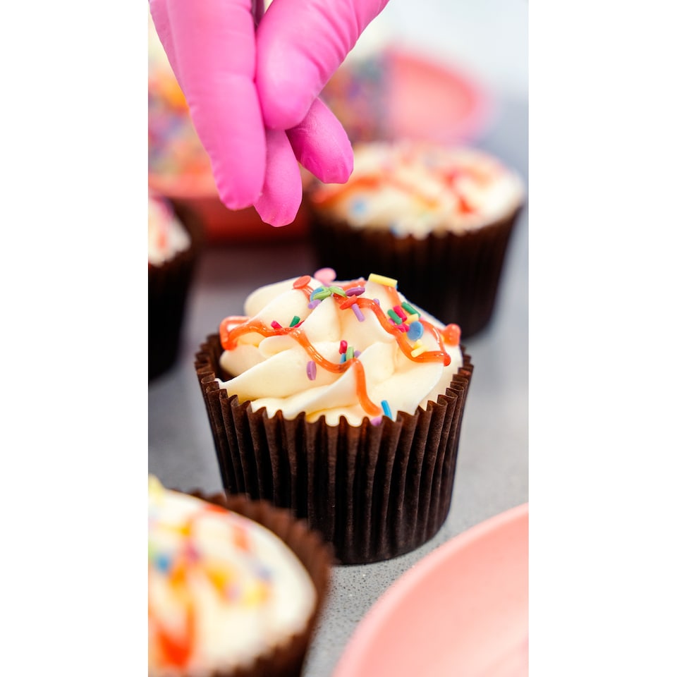 image 1 of Little Big Cake Paint the town Red Velvet cake Bento box