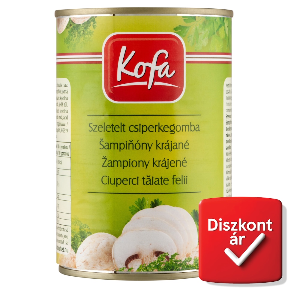 Kofa szeletelt csiperkegomba 400 g  1. kép