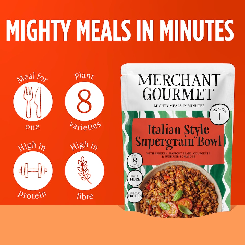 image 1 of Merchant Gourmet Italian Supergrain Bowl 220g