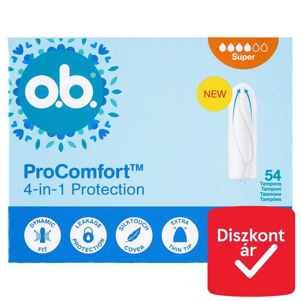 o.b. ProComfort Super tampon 54 db