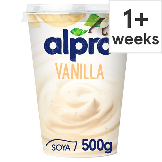 Alpro Vanilla Yogurt 500G Tesco Groceries