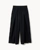image 6 of F&F Wrap Front Pinstripe Wide Leg Trousers in Navy