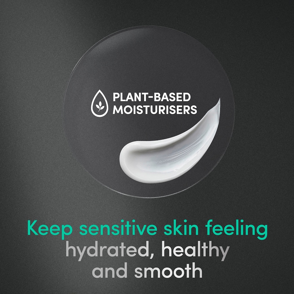 image 1 of Dove Men+Care Sensitive 3 In 1 Body Face+Hair 400Ml